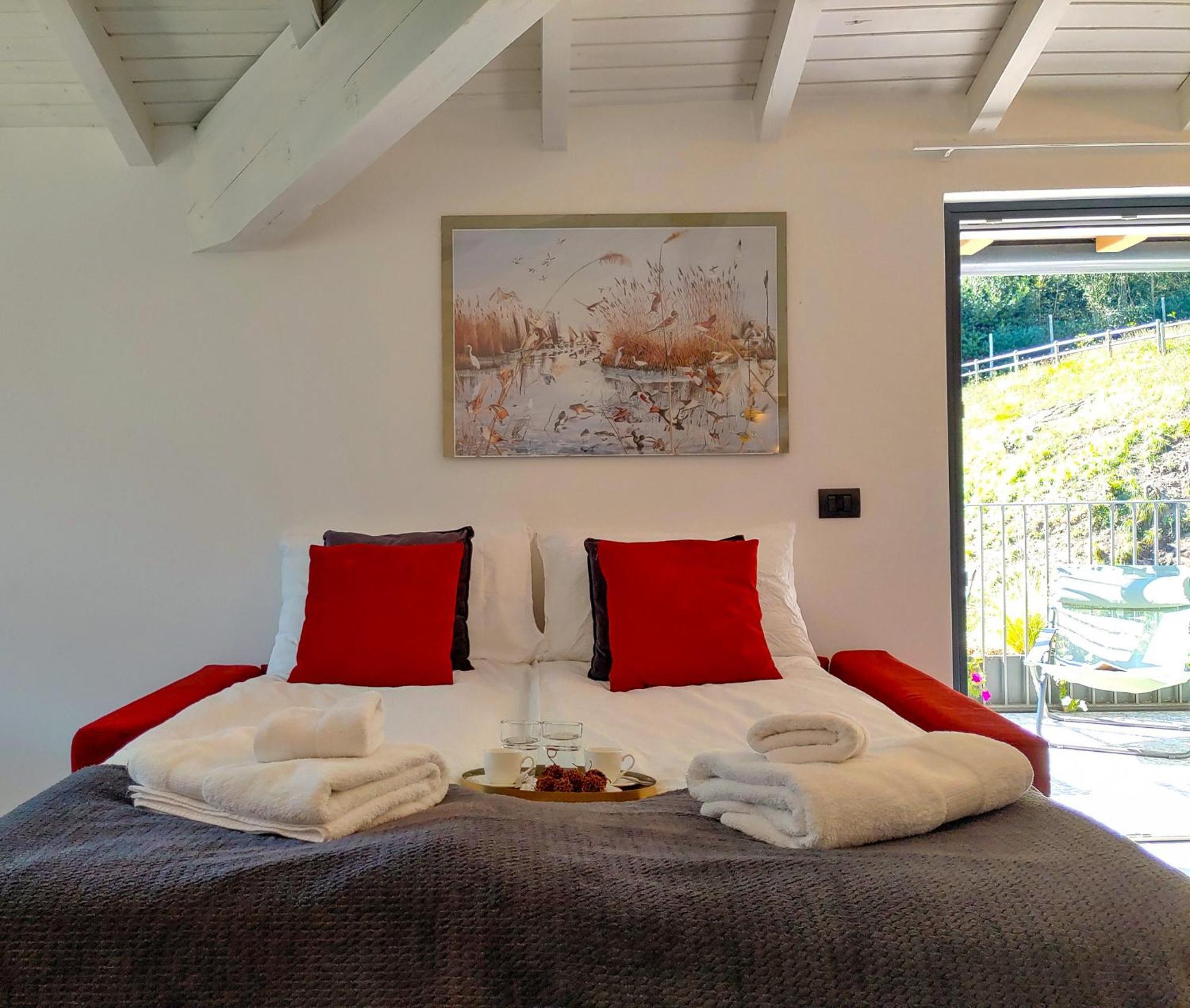 Dascio Silence Ferienwohnung mit Panorama Balkon Exterior foto