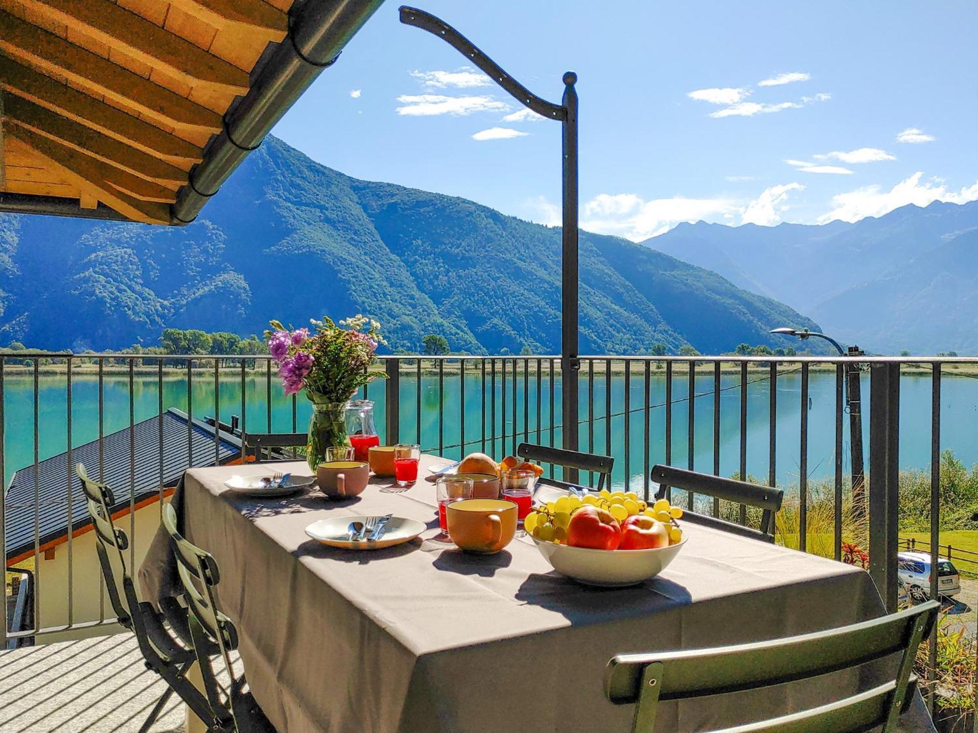 Dascio Silence Ferienwohnung mit Panorama Balkon Exterior foto